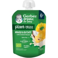 Ovocná pena Dezert pre deti Mango dule Kokosová pena 6 m+ 80 g Gerber Bio