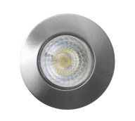 OZÓNOVÁ OKRUHÁ HALEGÉNOVÁ LAMPA, MATNÝ NIKEL, STROP