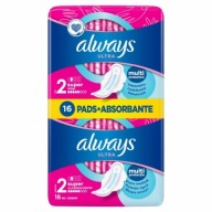 Always Ultra Super hygienické vložky veľkosť 2 2x 8 kusov