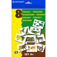 H+ Centropen Stencils 9996 šablón