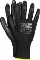 RUKAVICE ARADECO POTAŽENÉ LATEXOM, veľkosť 8. 1 pár