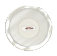 GOMBÍKY KABÁT GOMBÍK 34 mm - BIELY
