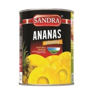 Sandra Ananásové plátky 565 g