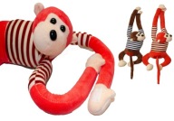 MONKE SO VELKÝM ZAHROMOM SO ZVUKAMI SKUTOČNEJ OPICE 55 cm E1827 EMAJ