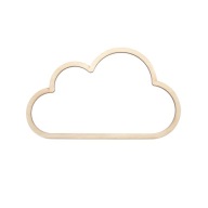 Drevená obruč, základňa macrame - Cloud, 18 cm