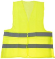 CESTNÁ VÝSTRAŽNÁ REFLEXNÁ VESTA CE ŽLTÁ XL / XXL