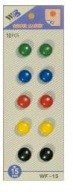 MAGNETY NA DOSKY 10 ks 15 mm MIX