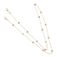 Retiazka na okuliare 70 cm, zlatý PENDANT M1W2