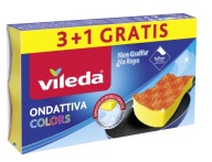 VILEDA UMÝVAČKA RIADU NA TEFLÓNOVÚ PUR AKTÍVNU HUBKU 4 KS.