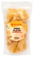 KANDIDOVANÉ ZÁZVOROVÉ VLOČKY 500g SUŠENÉ ZÁZVOROVÉ VLOČKY PERFECT PREMIUM