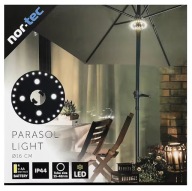 Osvetlenie slnečníka - balkónová záhrada LED 16 cm