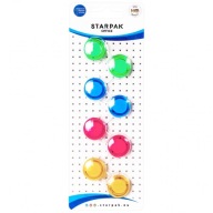 TRANSPARENT MAGNETS sada 8 KS 22mm STARPAK TRANSPARENT magnetov