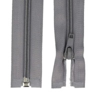 ŠPIRÁLOVÝ Zips #5 - 35 CM - ŠEDÝ