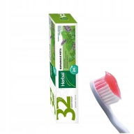 ZUBNÁ PASTA BEZ FLUORIDU 32 PEREL DUBOVÁ KÔRA ZDRAVÉ PRÍRODNÉ MäTOVÉ BIELE