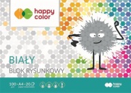 A4 podložka na kreslenie 20k 100g biela Happy Color