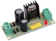 5V modul stabilizátora 7805 s 1A usmerňovačom, Gretzov mostík + kondenzátor
