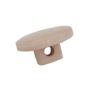 Plastový gombík na nohe 12x8 mm