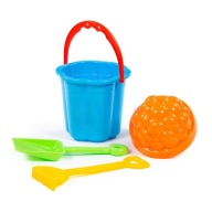 Sada SANDBOX, piesok, pláž, vedro, formičky, MINI LOPAŤ