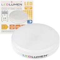 LED žiarovka GX53 8W=60W SMD 806lm 120° CCD Úspora energie bez blikania