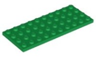 LEGO PLATE 4X10 ZELENÁ ČÍSLO 3030