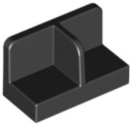 LEGO PANEL 1X2X1 - ČIERNA Č. 93095 - 1ks.