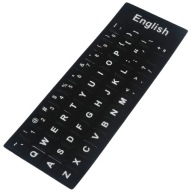 NÁLEPKY NA KLÁVESNICE NA LAPTOP PC QWERTY US EU PL