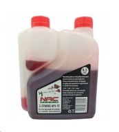 POLOSYNTETICKÝ OLEJ PRE DVOJTAK ZMES 0,5L (červený) - NAC SERWIS