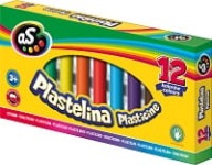 AS plastelína 12 farieb