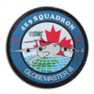 Nášivka na suchý zips 429 Squadron Globemaster III