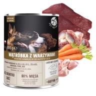 PET REPUBLIC mokré krmivo pre psov kúsky v omáčke Pečeň 800g