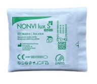 Obväzy Netkané vatové tampóny Sterilné Netkané gázové tampóny 5x5 cm 3 ks