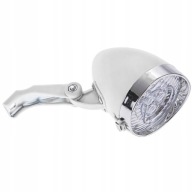 BIELA ​​LED RETRO BICYKLE LAMPA + BATÉRIE