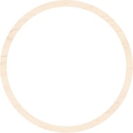 DECOUPAGE CIRCLE obruč na lapač snov 18cm háčik