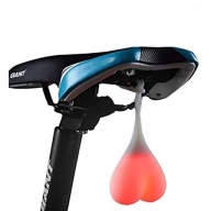 BICYKLOVÁ LAMPA SRDCE VAJÍČKA SILIKÓNOVÁ LED zadná