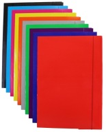 Folder Folders s gumičkou A4 MIX 10 ks BB farebné
