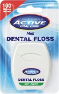 Beauty Formulas Active Oral Care Mint voskovaná zubná niť