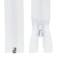 ŠPIRÁLOVÝ Zips #5 - 80 CM - BIELY
