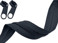 ŠPIRÁLOVÁ PÁSKA NA Zips 5MM GRAFIT - 10MB 20 Zipsov