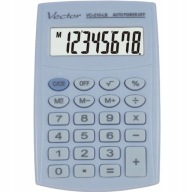 VECTOROVÁ VC-210 LB VRECKOVÁ KALKULAČKA, MODRÁ