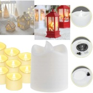 VLOŽKA SVIEČKY PRE EFEKT GRATÉNOVÉHO PLAMEŇA LED SVIEČKOVÁ TEKVICOVÁ LAMPA DO KRBU