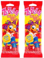 2 X 75G ZOZOLE AHOJ KYSLO JAHODOVÉ ŽELÉ Jahoda kyslá podlhovastá