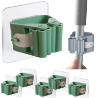5x PRUŽINOVÝ VEŠIAK DRŽIAK NA NÁRADIE ZELENÝ SAMOLEPIACI MOP