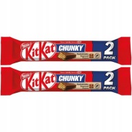KitKat Chunky Duo Wafer tabuľková čokoláda 2x 64g
