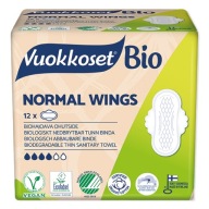 VUOKKOSET EKOLOGICKÉ VLOŽKY NORMAL 100% BIO 12X