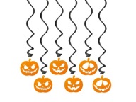 Halloweenske tekvice 6 ks.