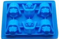 Silikónová forma STAR WARS VADER HEAD WADER MOLD VADER hlavy 6ks