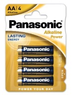 Alkalické batérie PANASONIC AA / LR6 4 ks