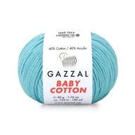 Gazzal Baby Bavlnená priadza 3451 - 50g - patina