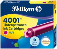 Pelikan NÁPLŇKY PERÁ KRÁTKE RUŽOVÉ