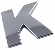 D3L91 ZNAK PÍSMENO CHROMOVANÉ PÍSMENO k K VEĽKÉ 5,6 cm